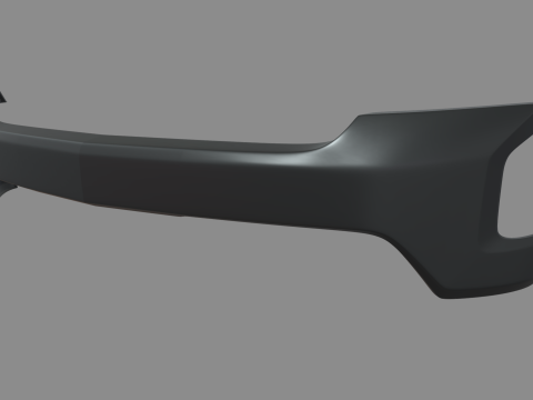 Bumper Depan Chevrolet Silverado 2020 Model 3D