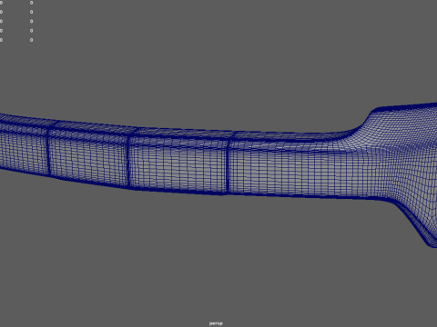 Bumper Depan Chevrolet Silverado 2020 Model 3D