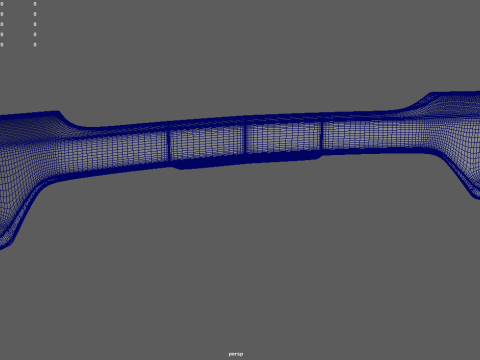 Bumper Depan Chevrolet Silverado 2020 Model 3D