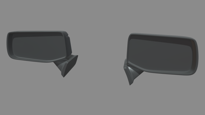 Car Mirror Chevrolet Silverado 2020 3D Model .c4d .max .obj .3ds .fbx .stl .blend 