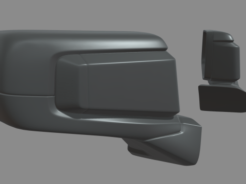 Car Mirror Chevrolet Silverado 2020 3D Model