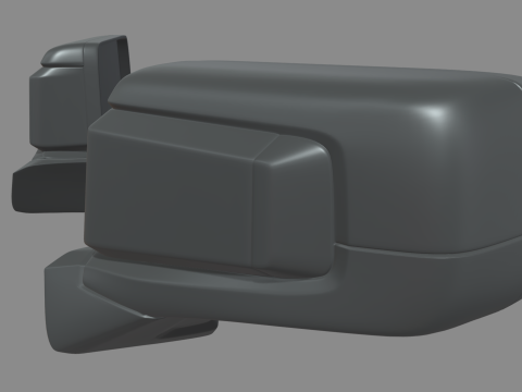 Car Mirror Chevrolet Silverado 2020 3D Model