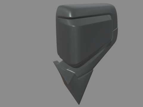 Car Mirror Chevrolet Silverado 2020 3D Model