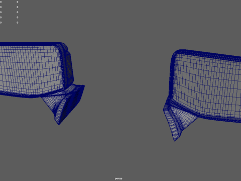 Car Mirror Chevrolet Silverado 2020 3D Model