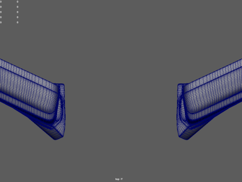 Car Mirror Chevrolet Silverado 2020 3D Model