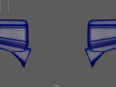 Car Mirror Chevrolet Silverado 2020 3D Model