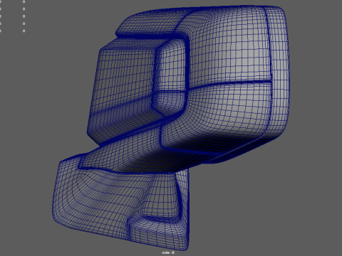 Car Mirror Chevrolet Silverado 2020 3D Model