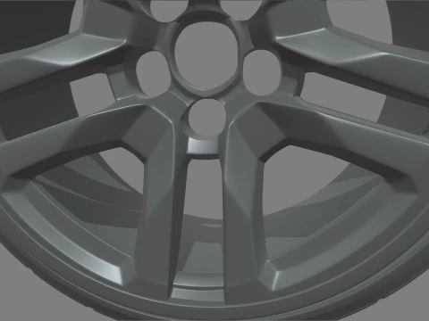 轮02 3D 模型