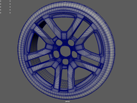 पहिया 02 3D मॉडल