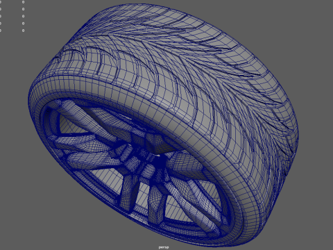 पहिया 02 3D मॉडल