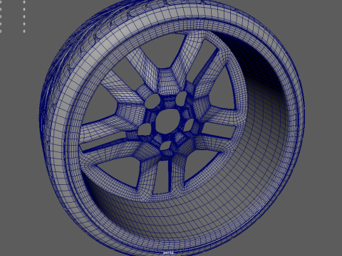 पहिया 02 3D मॉडल