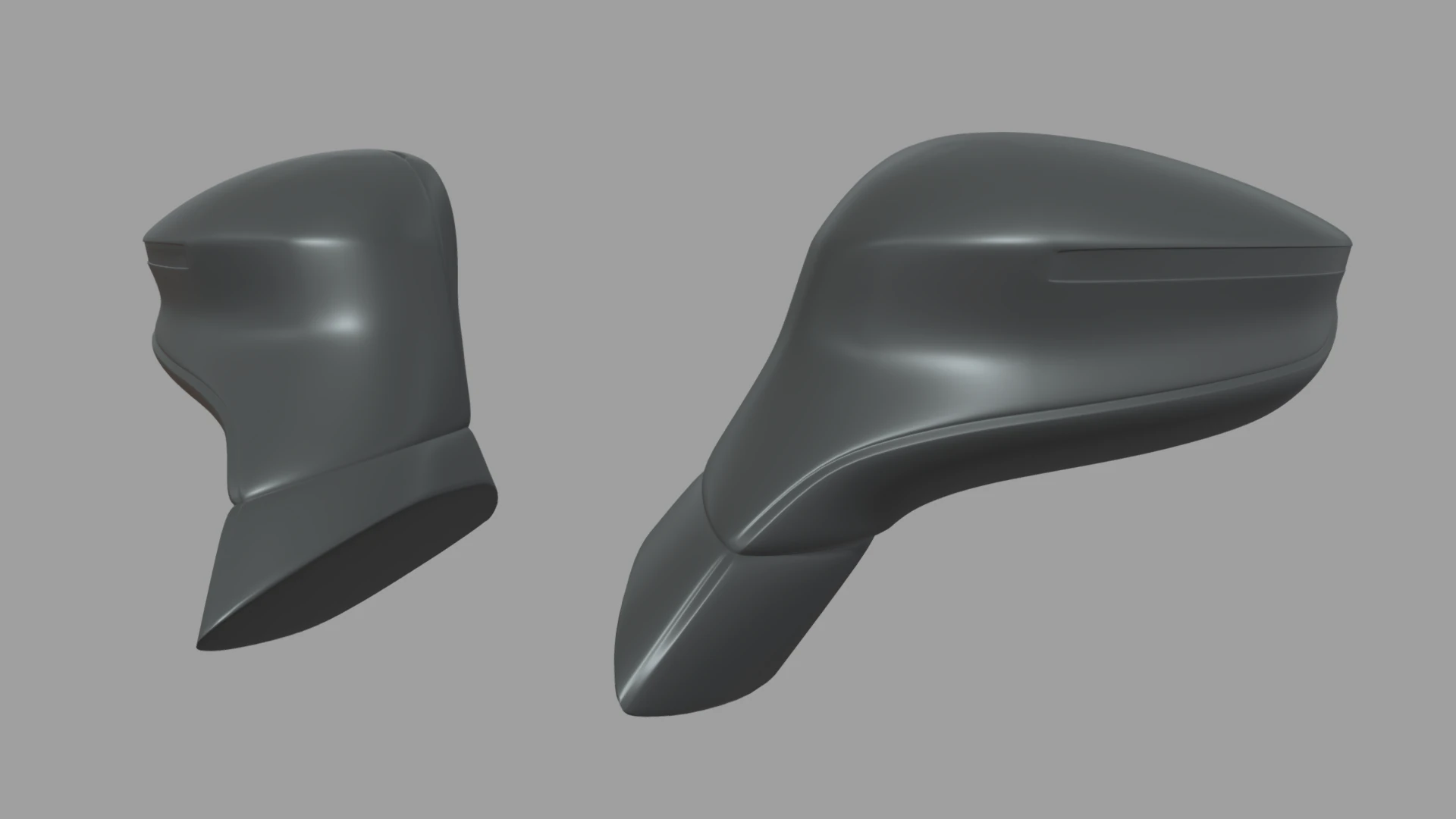 Car Mirror 023 3D Model .c4d .max .obj .3ds .fbx .stl .blend 