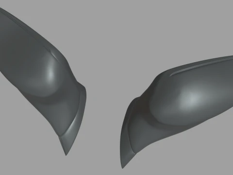 Car Mirror 023 3D Model