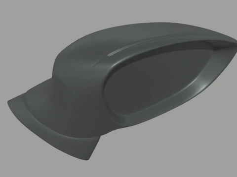 Car Mirror 023 3D Model
