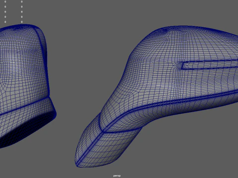 Car Mirror 023 3D Model