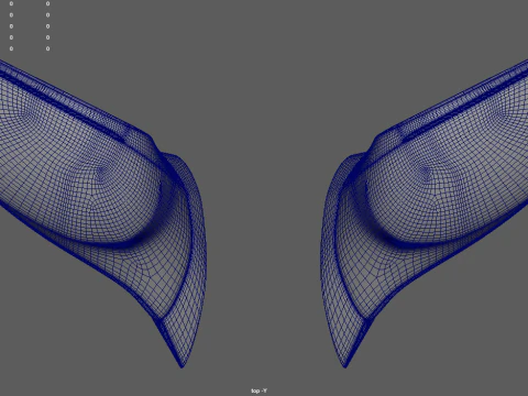 Car Mirror 023 3D Model