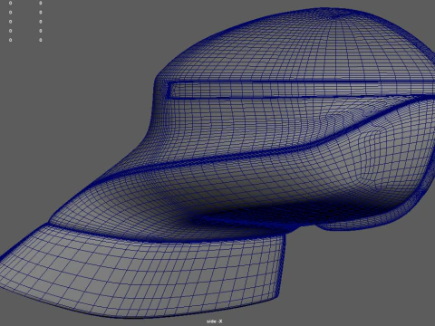 Car Mirror 023 3D Model