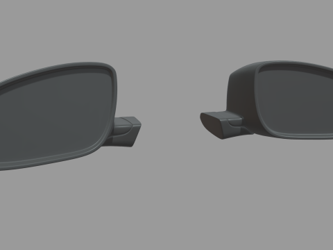 Car Mirror 024 3D Model