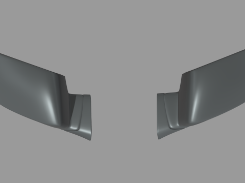 Car Mirror 024 3D Model