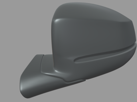 Car Mirror 024 3D Model