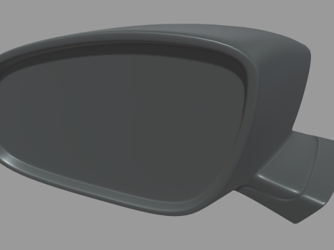 Car Mirror 024 3D Model