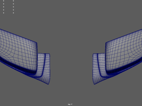 Car Mirror 024 3D Model