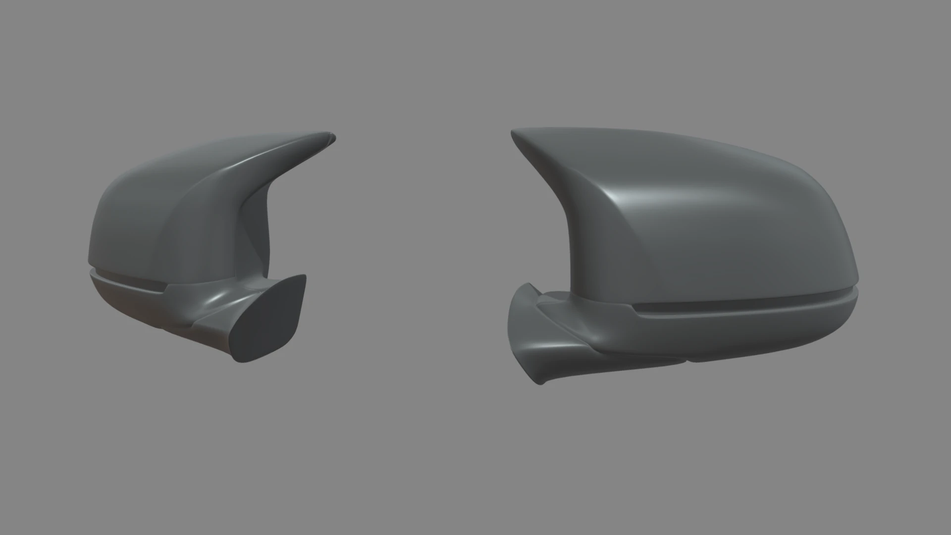 Car Mirror 025 3D Model .c4d .max .obj .3ds .fbx .stl .blend