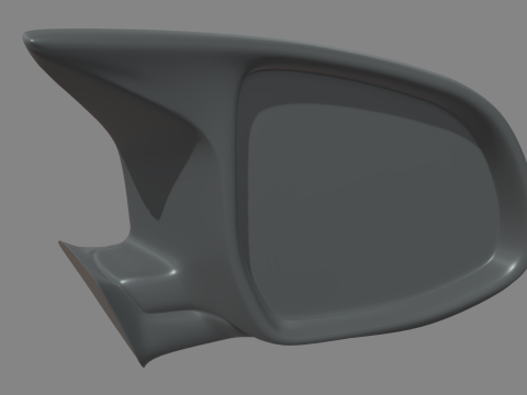 Car Mirror 025 3D Model