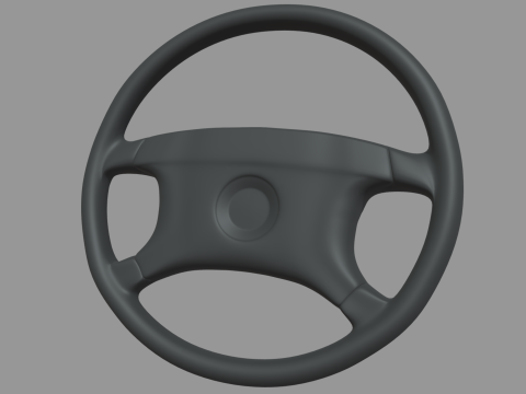 Рулевое колесо автомобиля 08 3D Модель