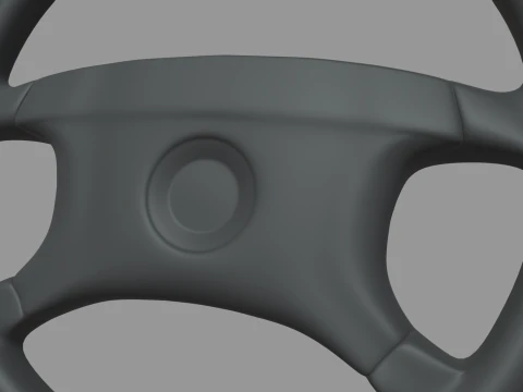 Steering Wheel Car 08 3D Model