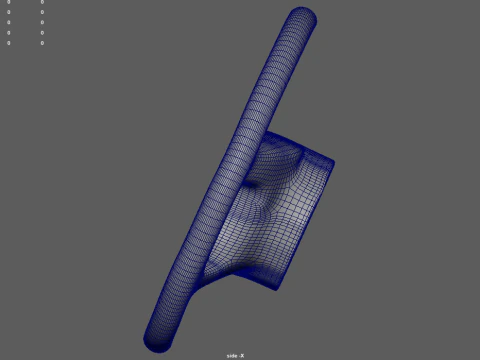 Steering Wheel Car 08 3D Model