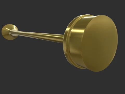 Trumpet Horn 01 3D Model