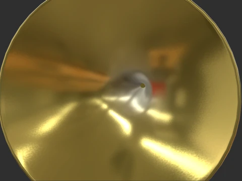 Trumpet Horn 01 3D Model