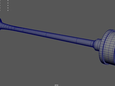 Trumpet Horn 01 3D Model