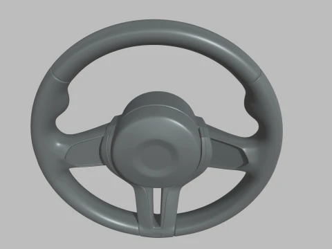 Steering Wheel Car 010 3D Model