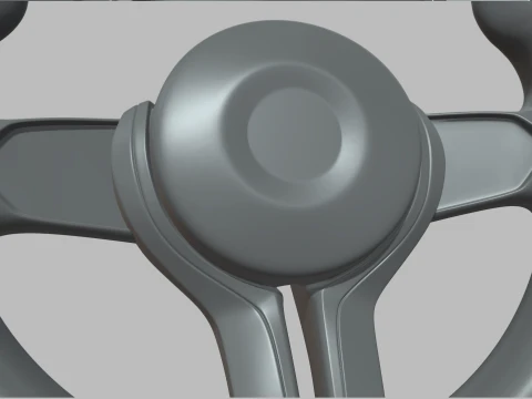 Steering Wheel Car 010 3D Model