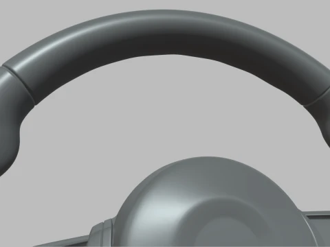 Steering Wheel Car 010 3D Model