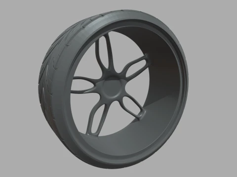 Wheel 06 3D Model