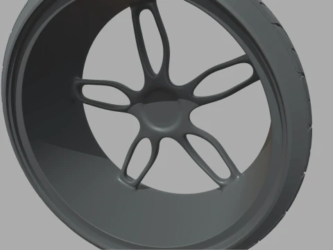 Wheel 06 3D Model