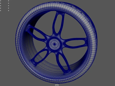 Wheel 06 3D Model