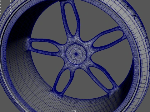 Wheel 06 3D Model