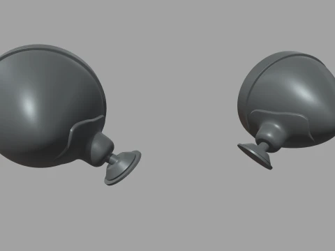 Car Mirror 030 3D Model