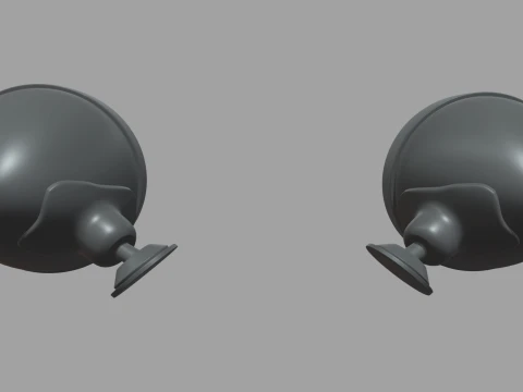 Car Mirror 030 3D Model