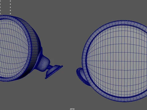 Car Mirror 030 3D Model