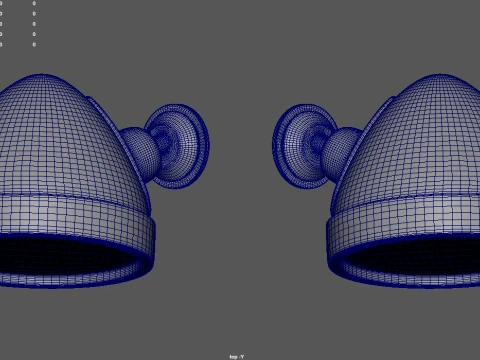 Car Mirror 030 3D Model