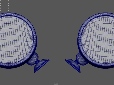Car Mirror 030 3D Model