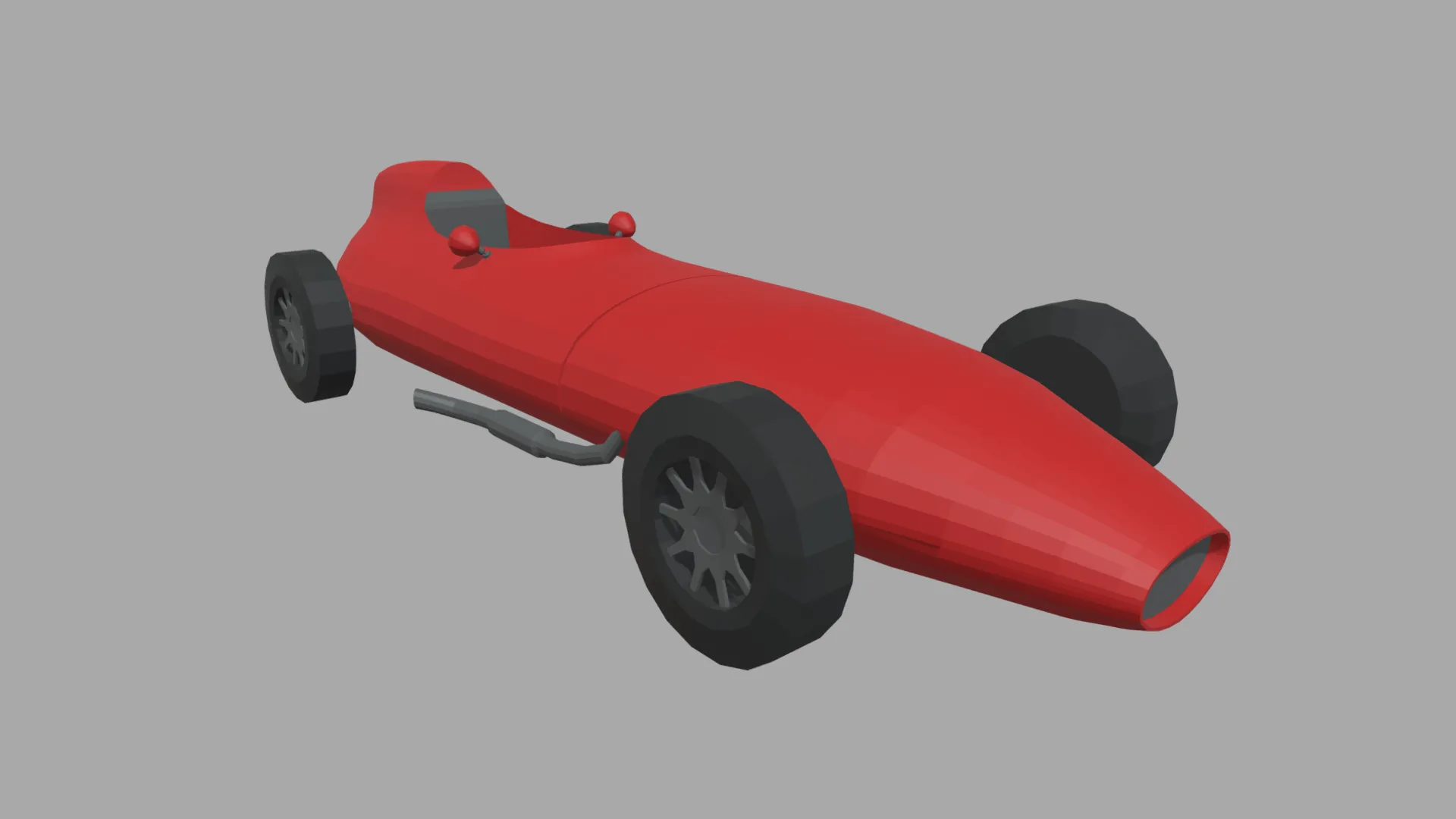 Low Poly Formula 1 Car 02 3D Model .c4d .max .obj .3ds .fbx .stl .blend 