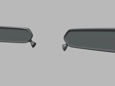 Car Mirror 031 3D Model