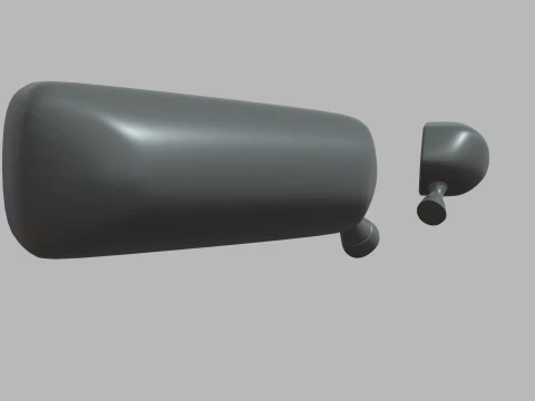 Car Mirror 031 3D Model
