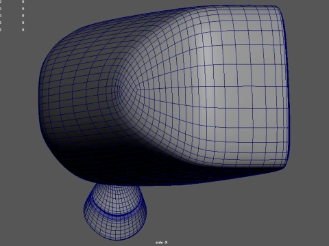 Car Mirror 031 3D Model